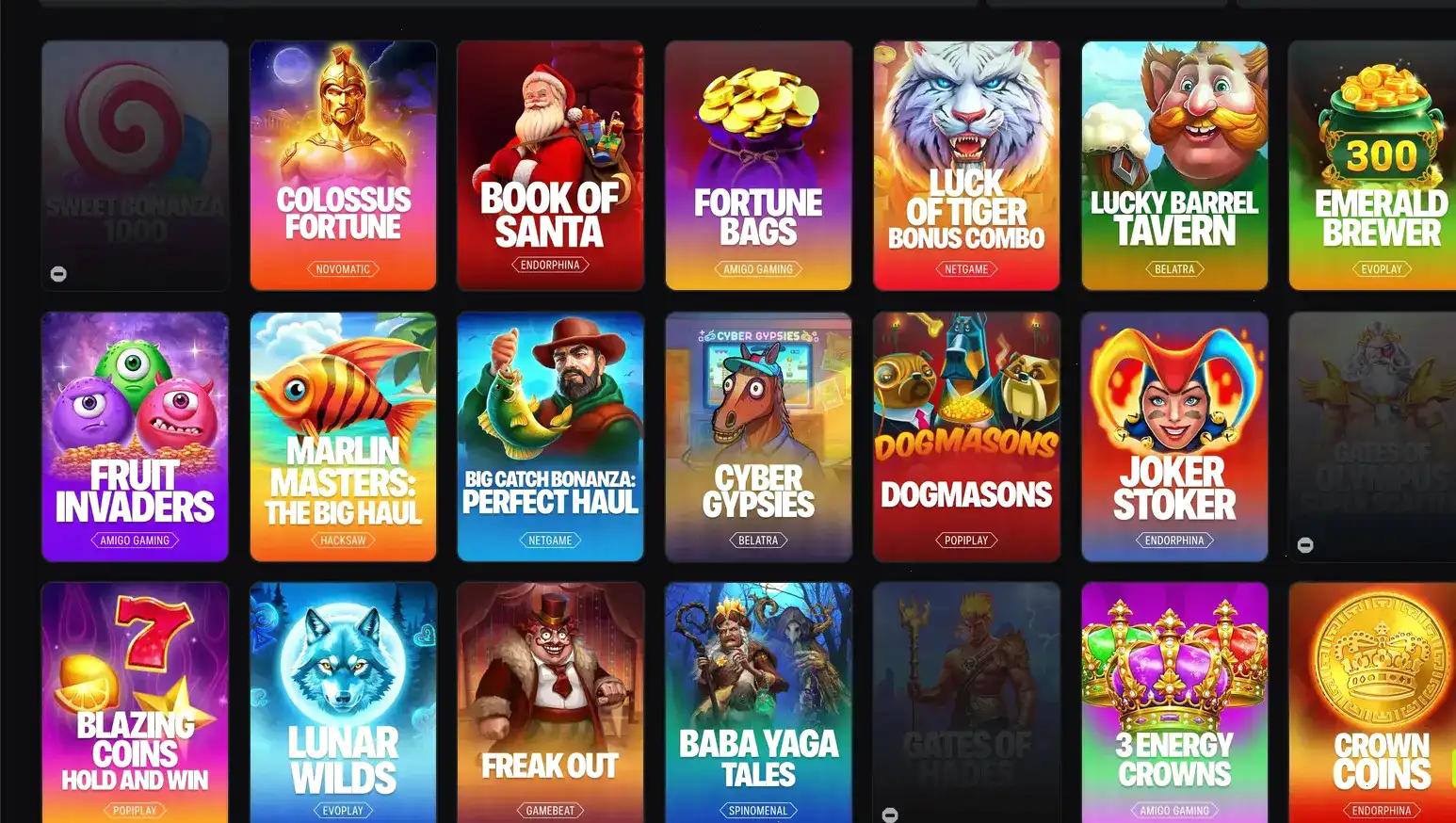 Интерфейс личного кабинета Дрифт казино